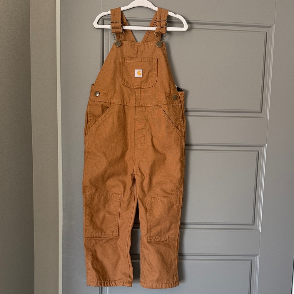 Carhartt Kids Tan Overalls